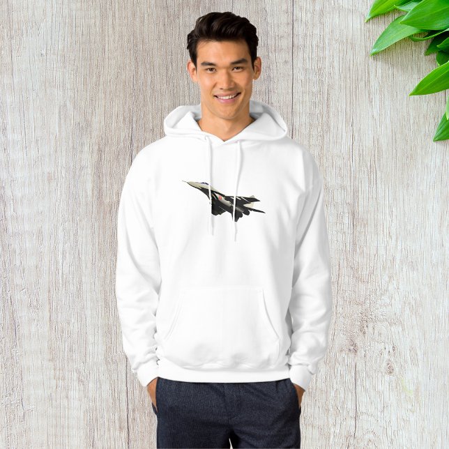 Kampfflugzeug Mens Hoodie (Von Creator hochgeladen)