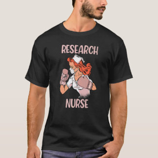 Kampfforschung Krankenschwester Boxhandschuhe T-Shirt