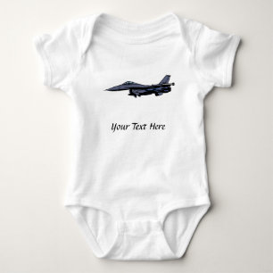 Kampfjet-Flug Baby Strampler