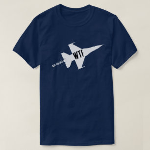 Kampfjet Flugzeug, Einfach, Luftfahrt, Geistreich, T-Shirt