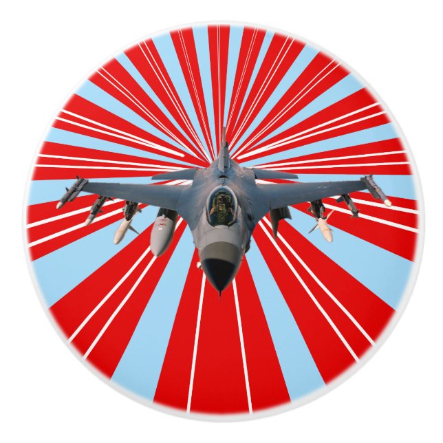 Kampfjet Keramikknauf (Vorderseite)