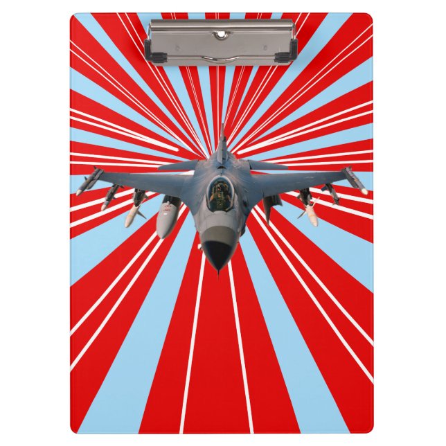 Kampfjet Klemmbrett (Vorderseite)