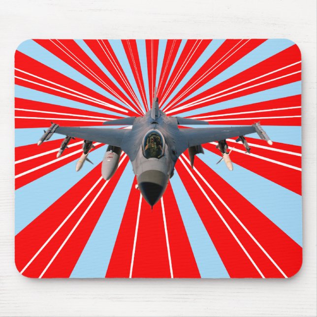 Kampfjet Mousepad (Vorne)
