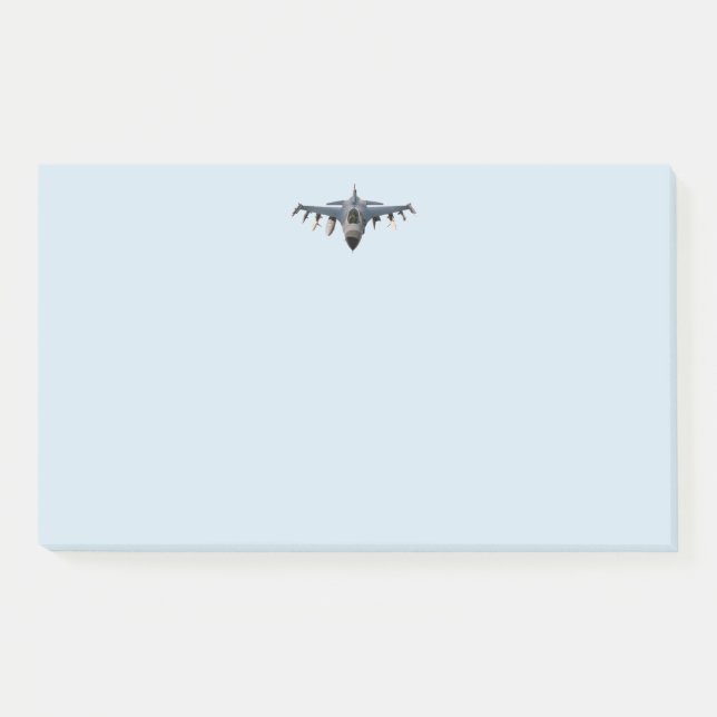 Kampfjet Post-it Klebezettel (Vorderseite)