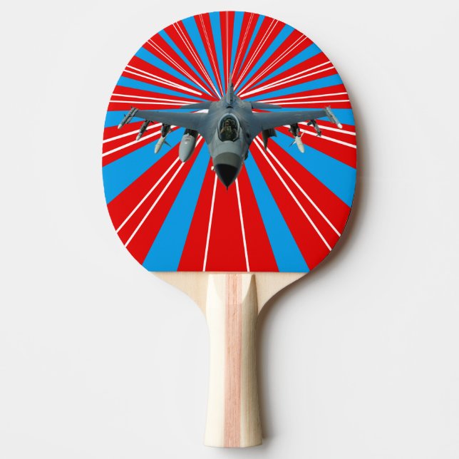 Kampfjet Tischtennis Schläger (Vorderseite)