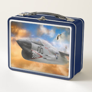 KAMPFJET WILDSKY-GRENZEN METALL BROTDOSE
