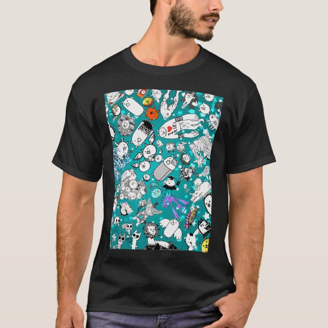 Kampfkatzen T-Shirt (Vorderseite)