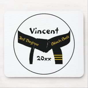 Kampfkunst-3. Grad-schwarzer Gürtel Mousepad