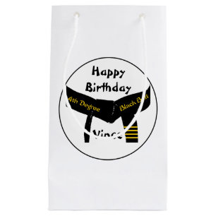 Kampfkunst-4. Grad-Gürtel-alles Gute zum Kleine Geschenktüte