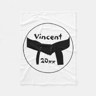 Kampfkunst Basic Black Belt Fleecedecke