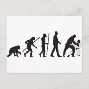 Kampfkunst der Evolution Postkarte