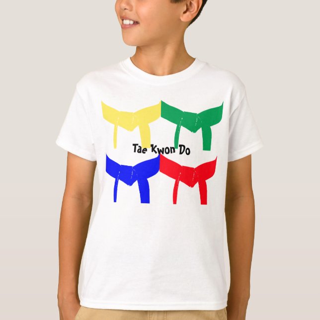Kampfkunst-farbige Gurte T-Shirt-Kinder T-Shirt (Vorderseite)