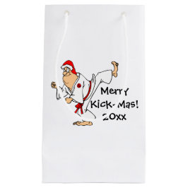 Kampfkunst-frohe Weihnachten Tritt-Mas Kleine Geschenktüte
