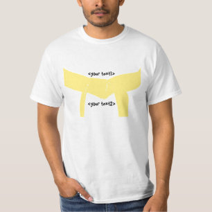 Kampfkunst-gelber Gurt T-Shirt