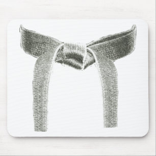 Kampfkunst-Gurt-Entwurf Mousepad