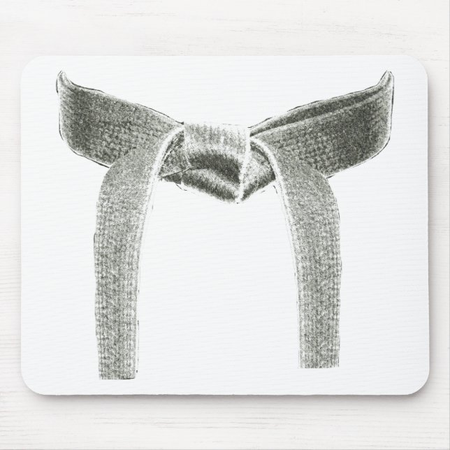 Kampfkunst-Gurt-Entwurf Mousepad (Vorne)