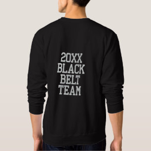 Kampfkunst-Gürtel-Team-Aufwärmen-Jacke Besticktes Sweatshirt