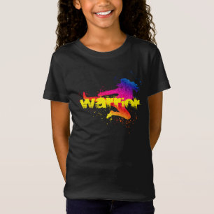 Kampfkunst, hoher Kick, malerischer Schlag T-Shirt