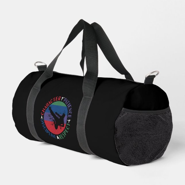 Kampfkunst - Karate-Grundwerte Duffle Bag (Rechte Ecke)