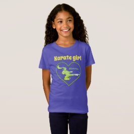 Kampfkunst-Kicking Girl Sport Diese Niedliche Kara T-Shirt