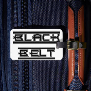 Kampfkunst muffiges Black Belt Gear Tag Gepäckanhänger