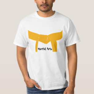 Kampfkunst-Orangen-Gurt T-Shirt