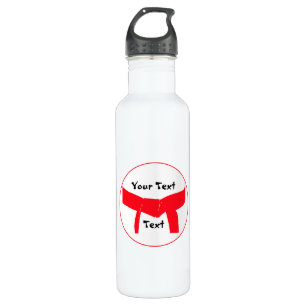 Kampfkunst-Rot-Gurt Trinkflasche
