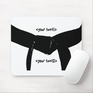 Kampfkunst-schwarzer Gürtel Mousepad