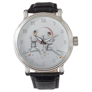 Kampfkunst und Kampfkunst Armbanduhr