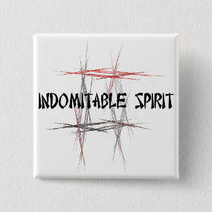 Kampfkunst undominierender Geist Button