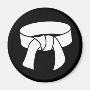 Kampfkunst-weißer Gurt-Magnet Magnet