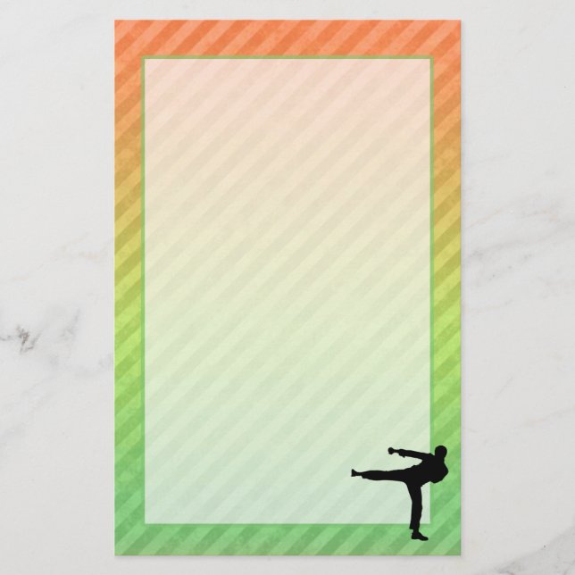 Kampfkünste Briefpapier (Vorderseite)