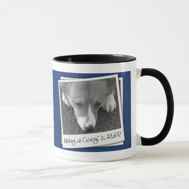 Kampfläufer-Lebencorgi-Tasse Tasse (Rechts)