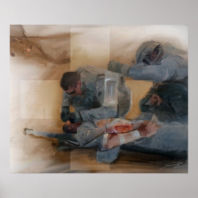 Kampfmedizin Poster (Vorne)