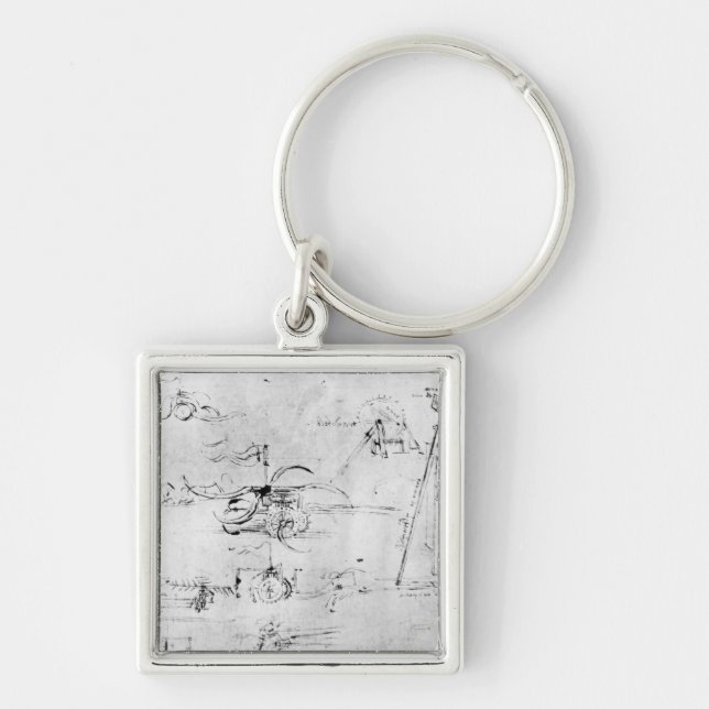 Kampfmittelentwürfe, fol. 40v-a schlüsselanhänger (Vorne)