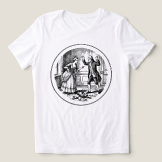 Kampfpaar-Zerbrochene-Vase-T-Shirt Tri-Blend Shirt