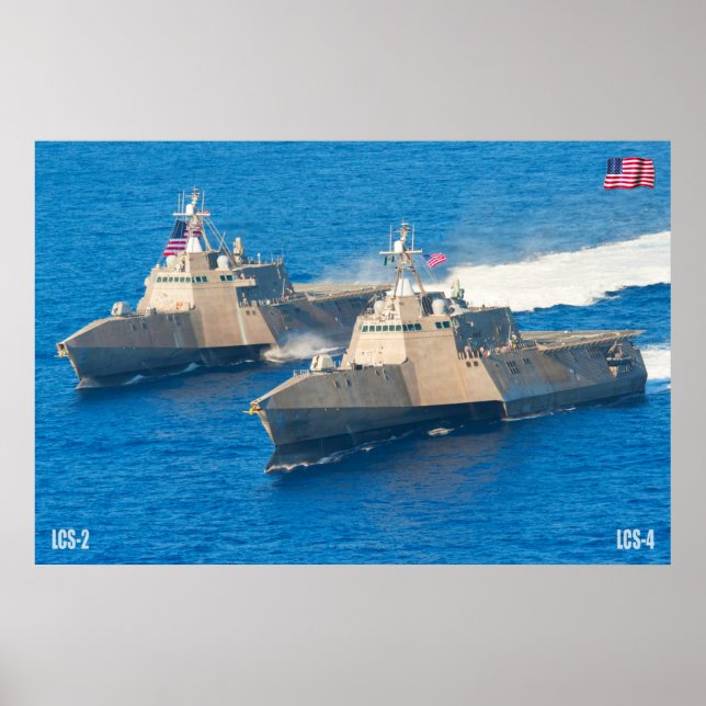 KAMPFSCHIFF - LCS-4 POSTER (Vorne)