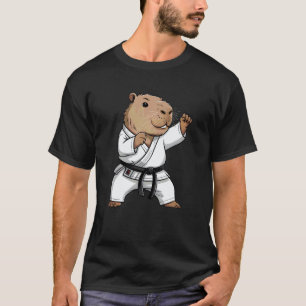 Kampfsport Capybara Lustig Karate Taekwondo Jiu J T-Shirt