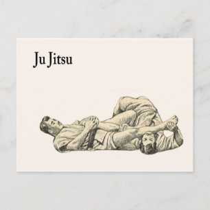 Kampfsport Ju Jitsu 11 Postkarte