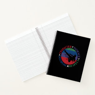Kampfsport - Karate-Kernwerte Notizbuch