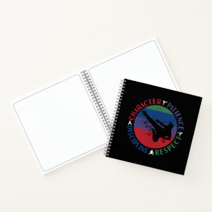 Kampfsport - Karate-Kernwerte Notizbuch