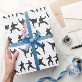 Kampfsport Karate Taekwondo Geschenkpapier