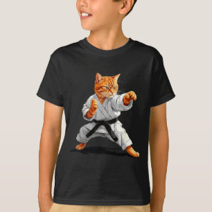 Kampfsport Karate Taekwondo Katze Jiu Jitsu Judo T-Shirt