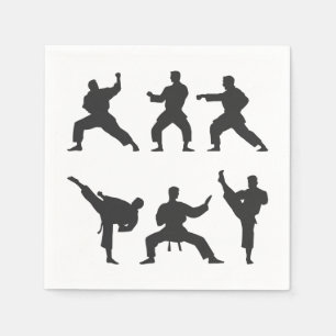 Kampfsport-Papier-Taschentücher, Karate Taekwondo- Serviette
