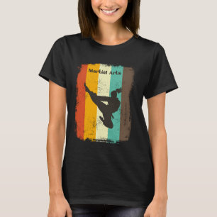 Kampfsport Retro 70er Vintage Taekwondo Karate T-Shirt