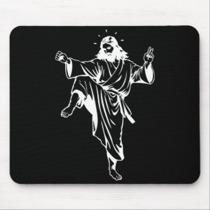 Kampfsport Taekwondo Karate Kung Fu Jesus Seite Mousepad