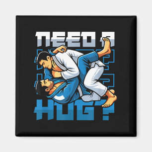 Kampfsportkämpfer Judo Karate Brasilianisch Magnet