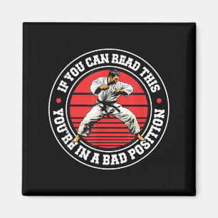 Kampfsportler Judo Karate Brasilianisch Magnet