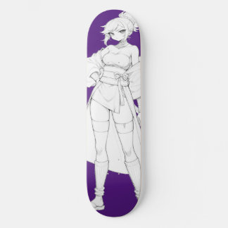 Kampfstil-Anime-Mädchen-Skateboard-Deck Skateboard