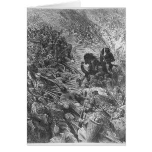 Kampfszene, Illustration von 'Orlando Furioso